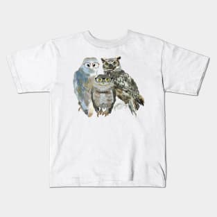 Smart as an Owl Kids T-Shirt